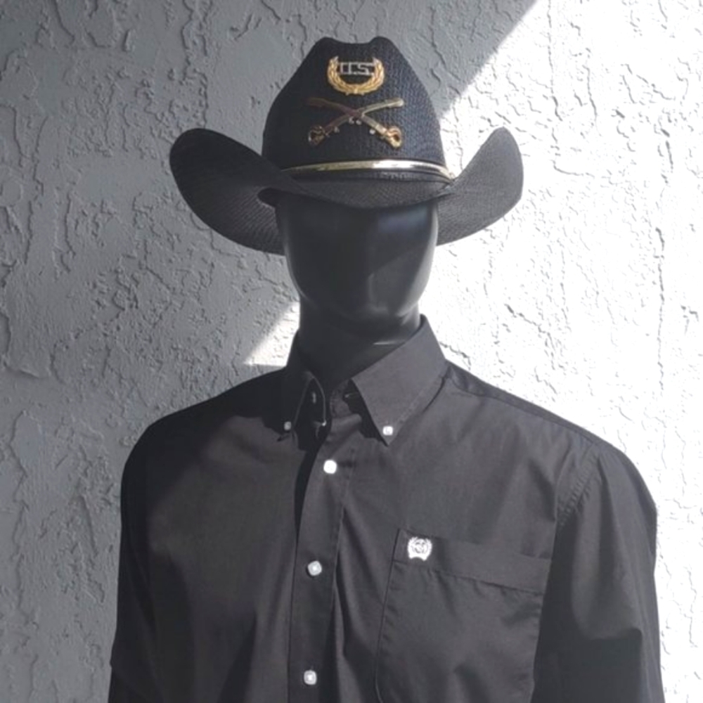 Cinch Solid Pinpoint Cottonwestern Riding Shirt I… - image 8